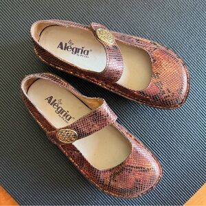 Alegria Paloma Mary Janes shoes platform comfort shoe 747 sz 37 leather
